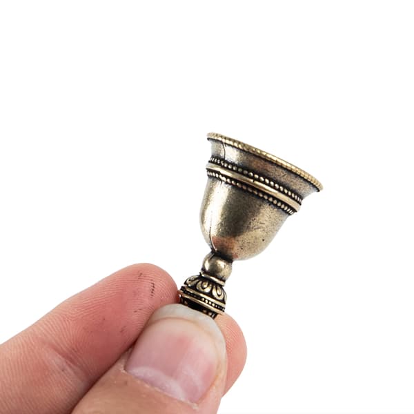 Messing Håndværk Bell Key Car Wind Bell Tibetansk Bell Gift Home D A