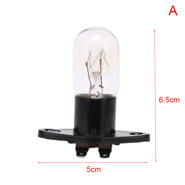 Mikrobølgeovn Lys Lampe Pære Base Design 230V 20W Erstatning A