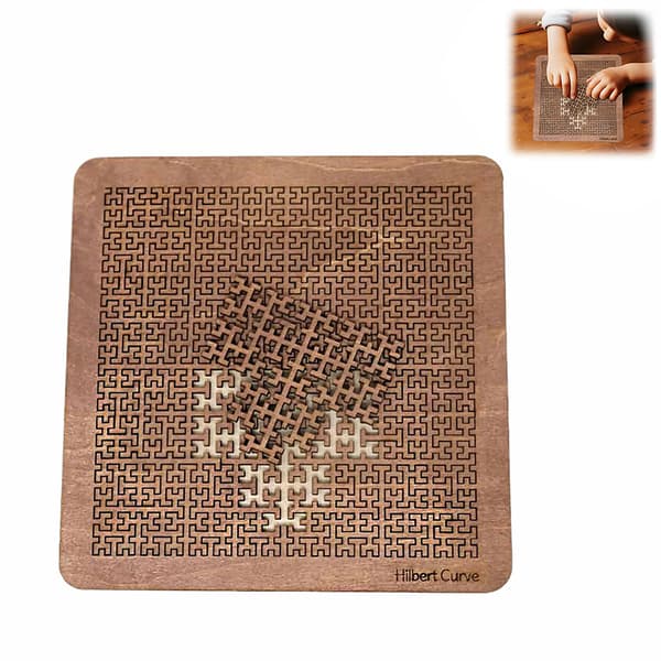 Fraktalbrett Puslespill Beige