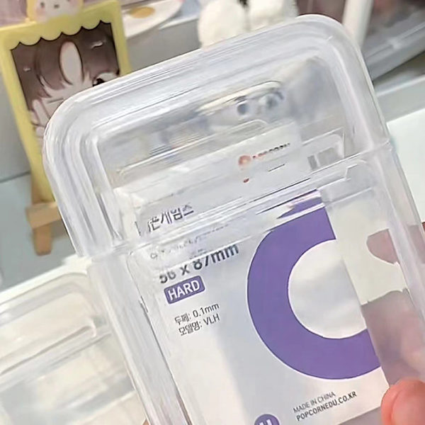 1 ST Collection Container Case Transparent förvaringslåda i plast 10.5*6.8*4.2cm