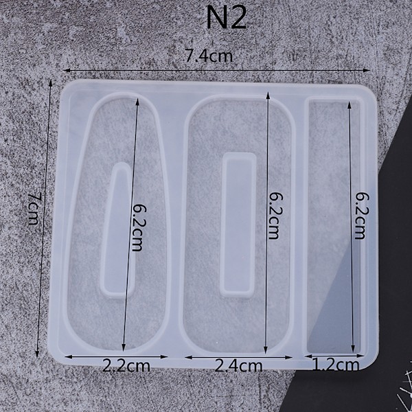 Silikongjutning Kvinnor Flicka Form UV-harts DIY MOLDS -formar Ha N2 1 PC