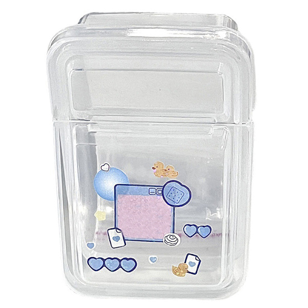 1 kpl Collection Container Case Muovinen läpinäkyvä säilytyslaatikko 10.5*6.8*4.2cm