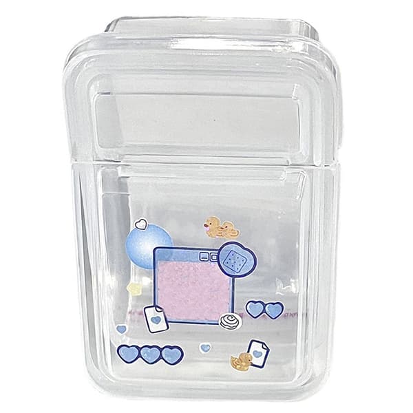 1 ST Collection Container Case Transparent förvaringslåda i plast 10.5*6.8*4.2cm