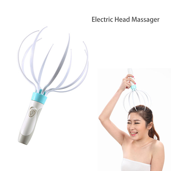 Head Massager Scalp Vibration Massage Eight Claw Electric Hous as the picture onesize