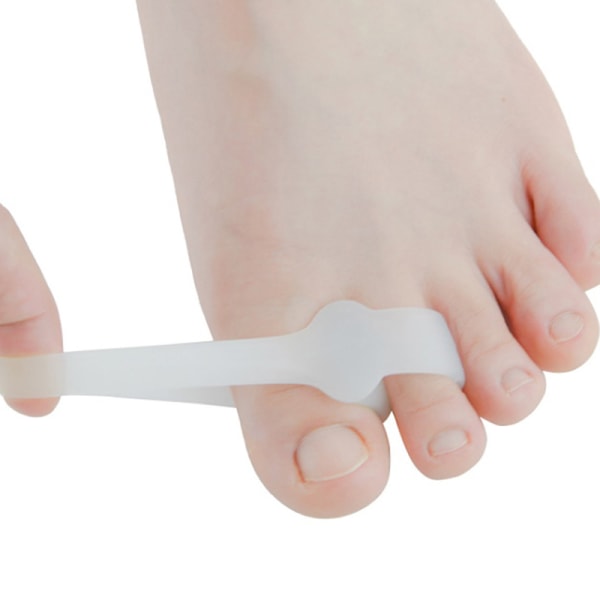 2 STK Silikonfot Finger Tå Separator Hallux Valgus Corrector 3.5*1.4cm