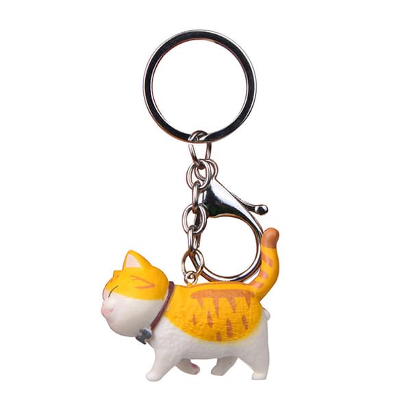 Self Healing Warm Series Cat Nøglering Simple Cat Håndlavet Keyc A