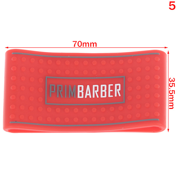 1 Stk Skridsikker Barber Clipper Grip Bands Ærme Hår Clipper Hold Red 70*35.5mm