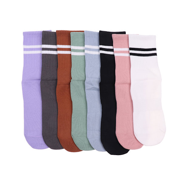 Yoga Sokker Anti-skli sportssokker Pilates Sokker Danse Fitness T Brown