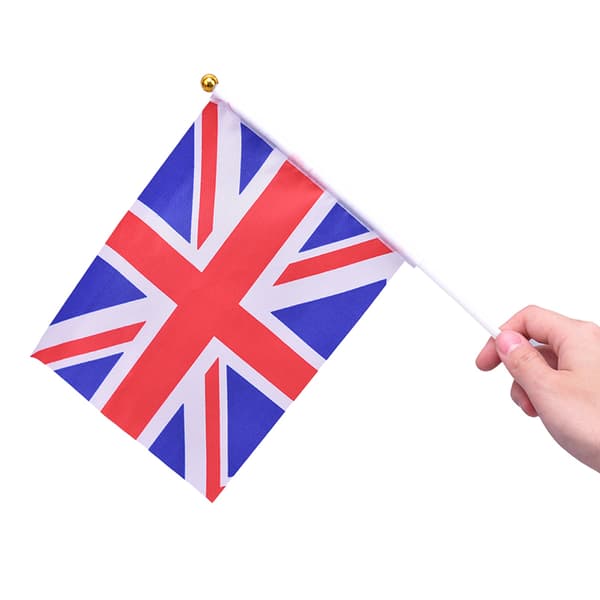 10 kpl Handheld Wave Union Jack Flag Party Celebration Britain