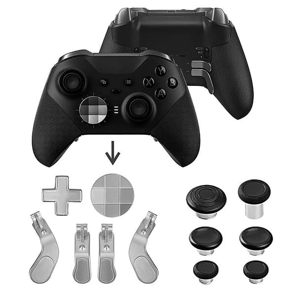 1Sett 2 Gen Keycap Game Controller Utløserknapper Erstatning F G