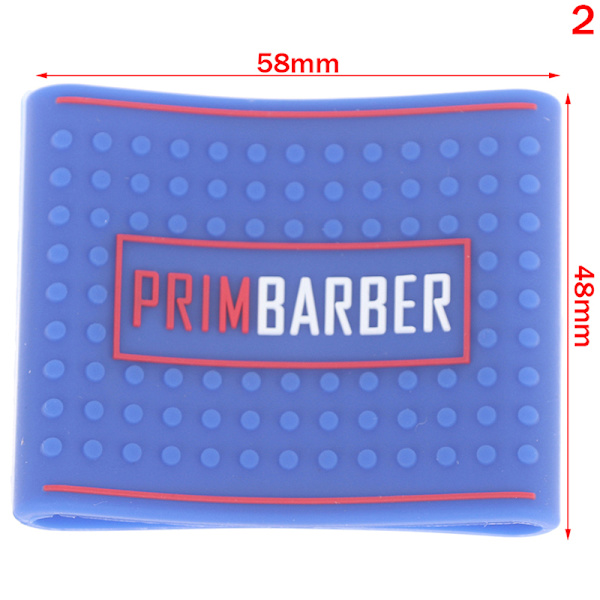 1 Stk Skridsikker Barber Clipper Grip Bands Ærme Hår Clipper Hold Blue 58*48mm
