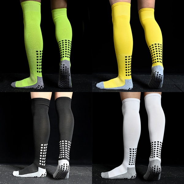 Nya halkfria fotbollsstrumpor för män Andas Knähög handduk Bott Fluorescence green