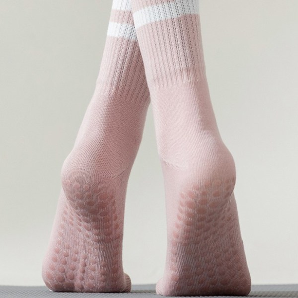 Varm højkvalitets bandage yogasokker Anti-Slip Quick-Dry Dampin Gray