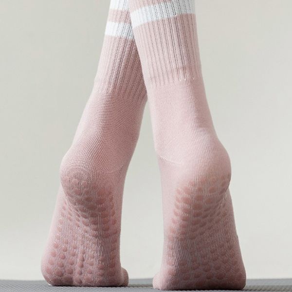 Varma högkvalitativa bandage Yogastrumpor Anti-Slip Quick-Dry Dampin Gray