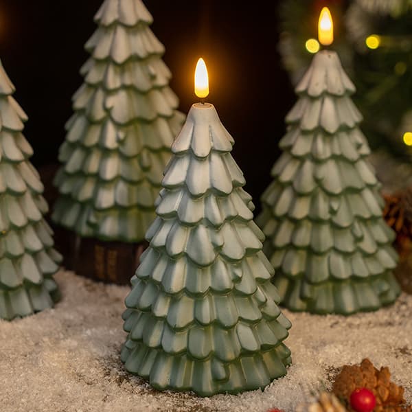 Julgransformade LED-ljus Green