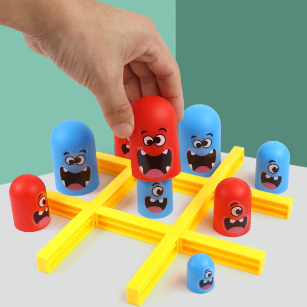 2 pelaajan opetusohjelma Gobble-lautapeli Kolme peräkkäin lasten lelu c2d6  | Fyndiq