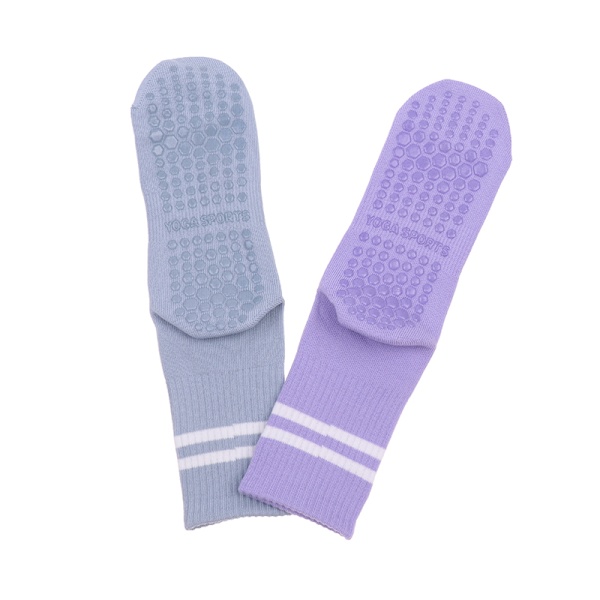 Jooga-sukat Liukumattomat urheilusukat Pilates-sukat Dance Fitness T Light purple