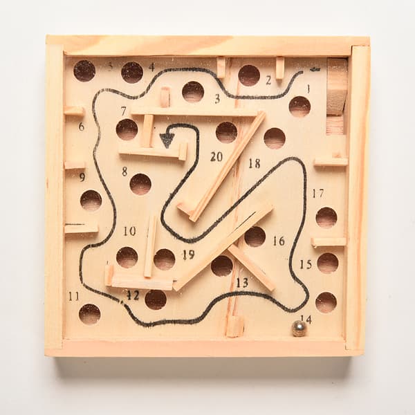1 kpl Classic Labyrinth Board Balance lautapelikoulutus Lear