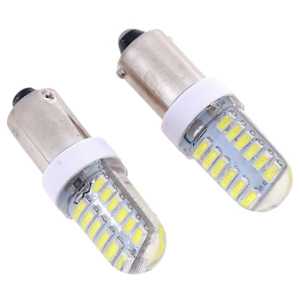 2X BA9S T11 T4W 3014 24smd 12v led bil side pærer interiør as the picture Onesize