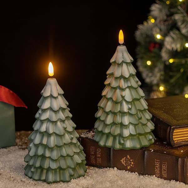 Julgransformade LED-ljus Green