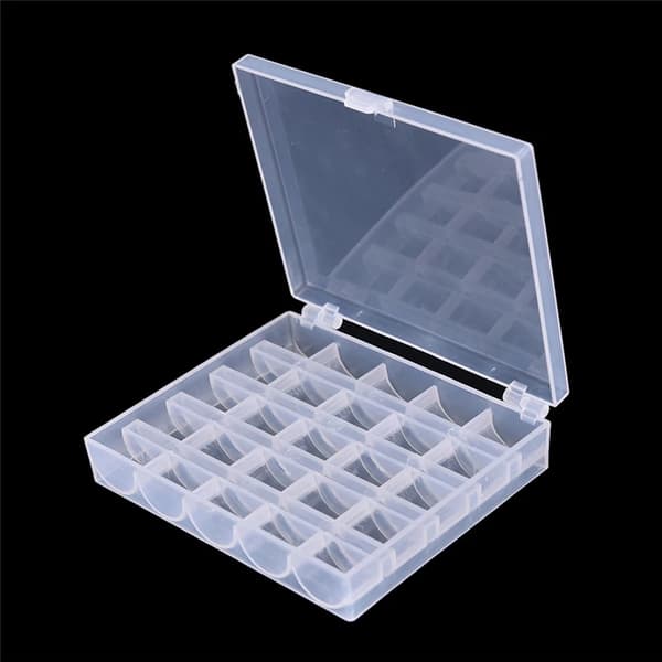 25 puolaa Tyhjät puolat Case Puolakotelo Organizer Stora 1pc