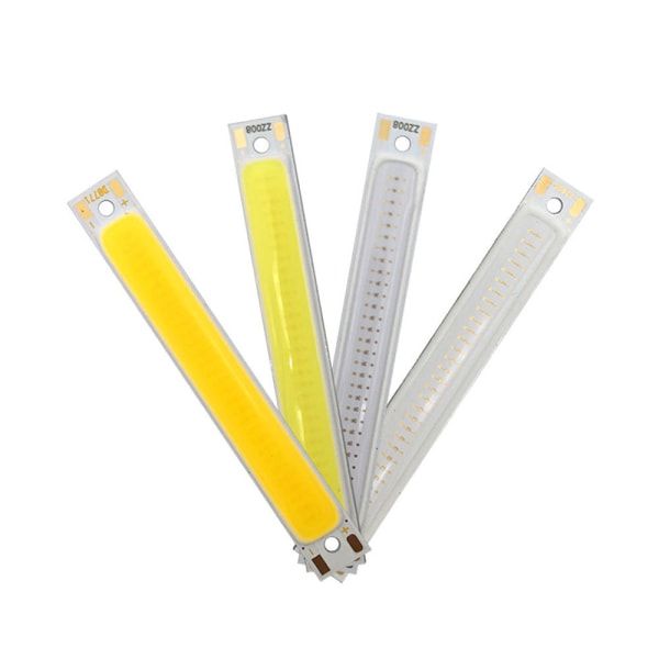 LED COB Strip 1W 3W Varm Kald Hvit Blå Rød LED Lyskilde F Red 1W