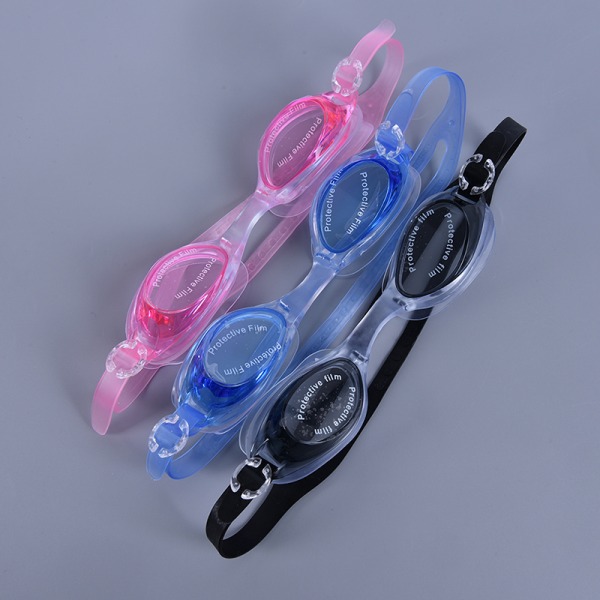 Professionella simglasögon Anti-dimma vattentäta glasögon för barn Black&Pink