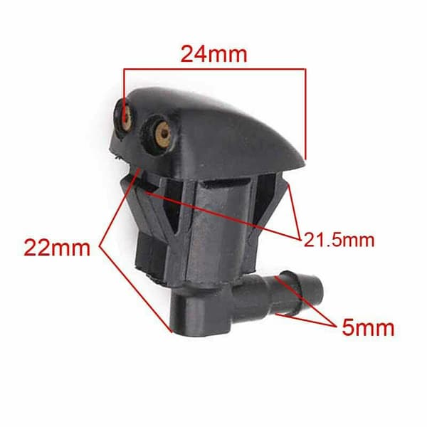 2kpl Universal Black Auto auton etulasien pesukoneen pyyhin Spr 2PCS