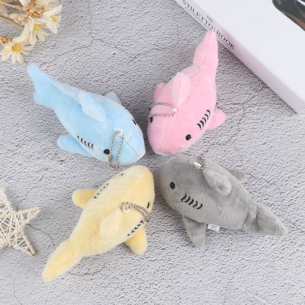 12cm avaimenperä lahja hai pehmo pehmolelu nukke mini riipus s Gray