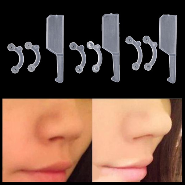 6 kpl 3 * kokoa Beauty Nose Up Lifting Bridge Shaper -hierontatyökalu Onesize