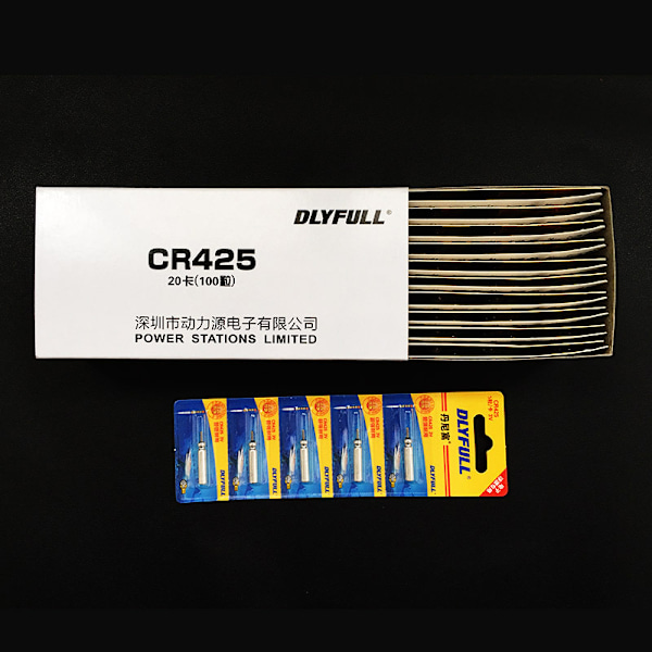 10 stk. CR425 batterier til fiskeri elektrisk flåd 3V natlys 10pcs