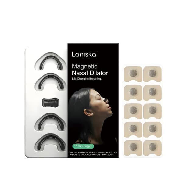 15 par säkra magnetiska näsremsor 1set