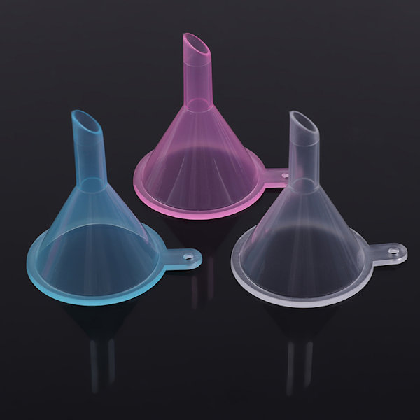 20 kpl/erä Muoviset pienet suppilot Nestetäyttö Tyhjä Pullo Pak Transparent 40 pcs