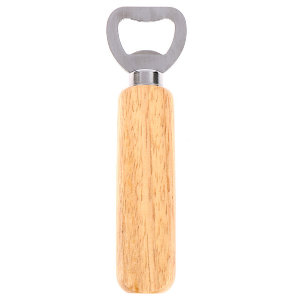Flaskeåbner Home Ølhætte Trædæksel Træflaskeåbner 2 pcs
