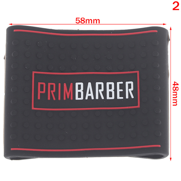 1 kpl Liukumaton parturi Clipper Grip Bands Sleeve Hiustenleikkuri Hold Black 58*48mm