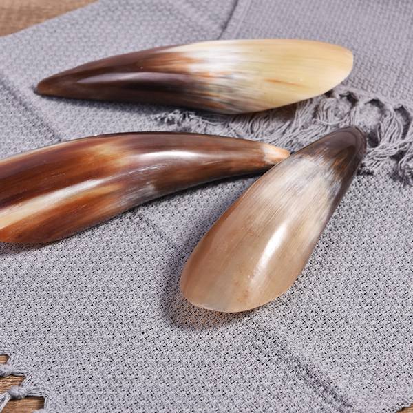 Naturligt buffelhorn No Stress Massage Tool SPA Therapy Massage 1pcs