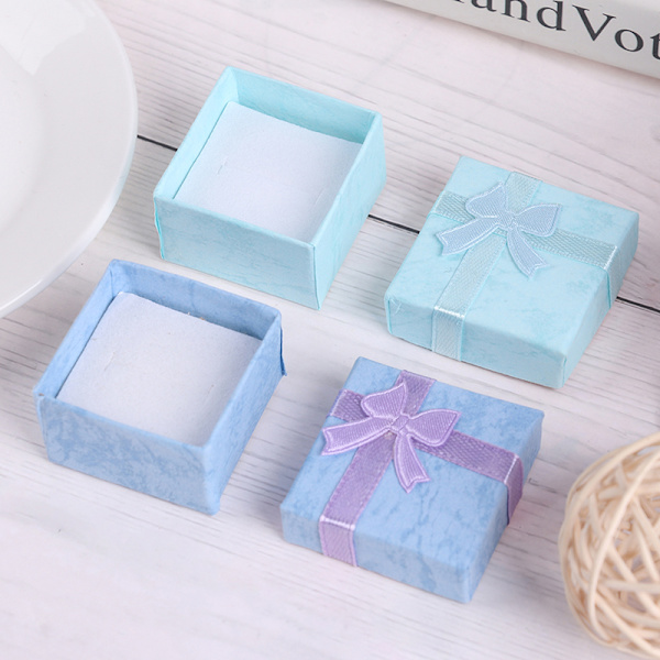 10 kpl / set korujen organizer lahjarasia kaulakoru korvakoru sormus pap Blue