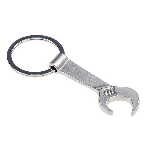 Miljövänlig Silver Metal Spanner Öl Flasköppnare Nyckelring