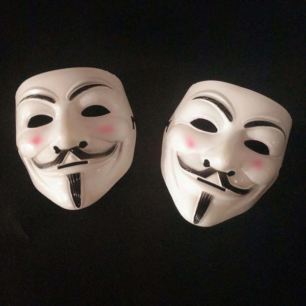 V Vendetta Mask Halloween Horror Masks Party -juhliin 1 pc