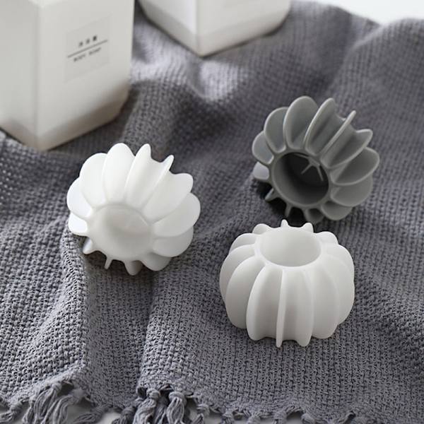 1/3 kpl Silicone Magic Laundry Ball Uudelleenkäytettävät vaatteet Hiustenpoisto Gray 3Pcs