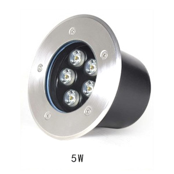 LED maanalainen valo vedenpitävä lattiavalaisin ulkona puutarhapolku Warm White 3W