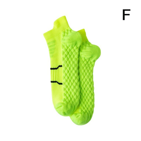 Sport Strumpor Löpning Basket Fotboll Cykling Tennis Ski Bre fluorescent yellow