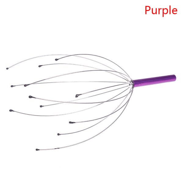 Pään niska-hieronta Hieronta Mustekala kaulan hierontalaitteet Purple