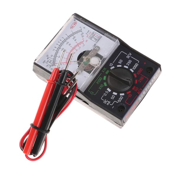 DC/AC 1000V Voltmeter 250mA Ammeter 1K Resistansmätare Analog 0 1