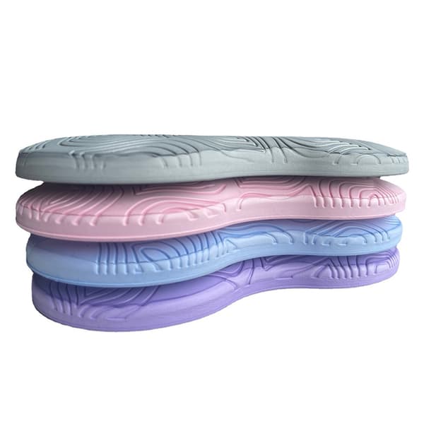 1 Pack Knäskydd Handled Anti-Slip Solid Color Protective Mat Yoga blue