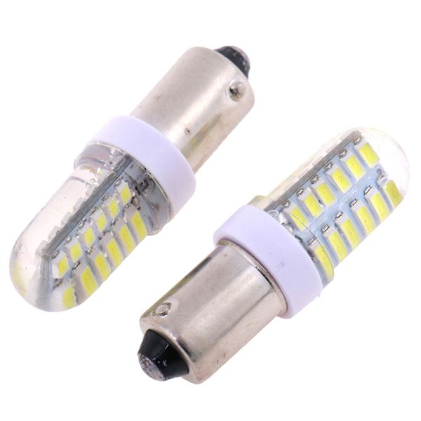 2X BA9S T11 T4W 3014 24smd 12v led bil side pærer interiør as the picture Onesize