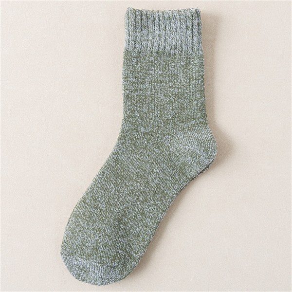 Menn Super tykke solid sokk stripete ullsokker mot kald snø C