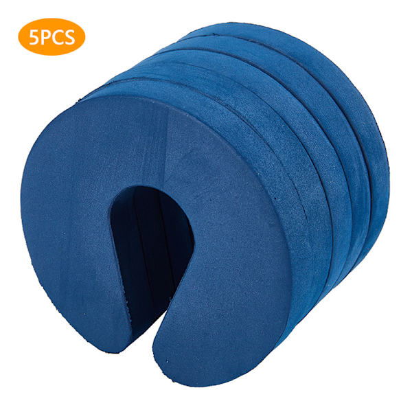 Safety Finger Safe Blødt skum dørstopper Låse Børnebeskyttelse Navy
