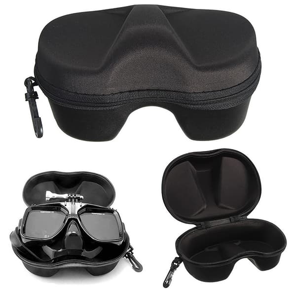Sukelluslasit Säilytyslaatikko Set Cover Snor Black