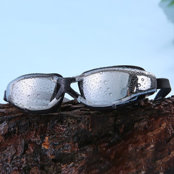 Unisex vandtæt anti-dug belægning Flade briller Briller Swim black f308 |  black | Fyndiq